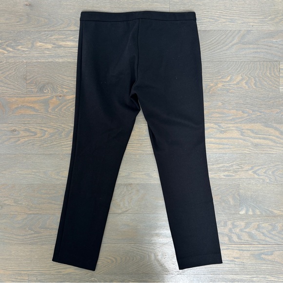 Theory Classic Black Skinny Dress Pants with Summer Pique 2 Fabric. - Picture 3 of 6